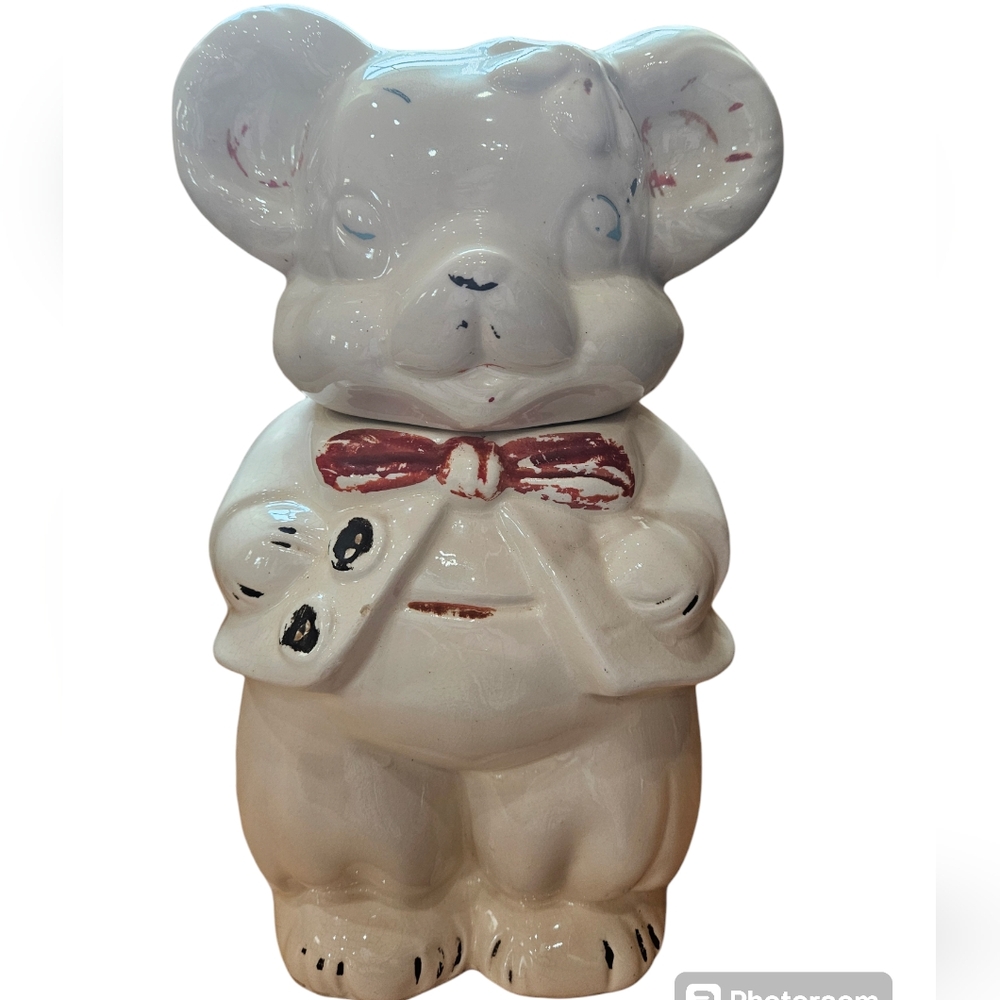 Vintage Bear Turnabout Cookie Jar